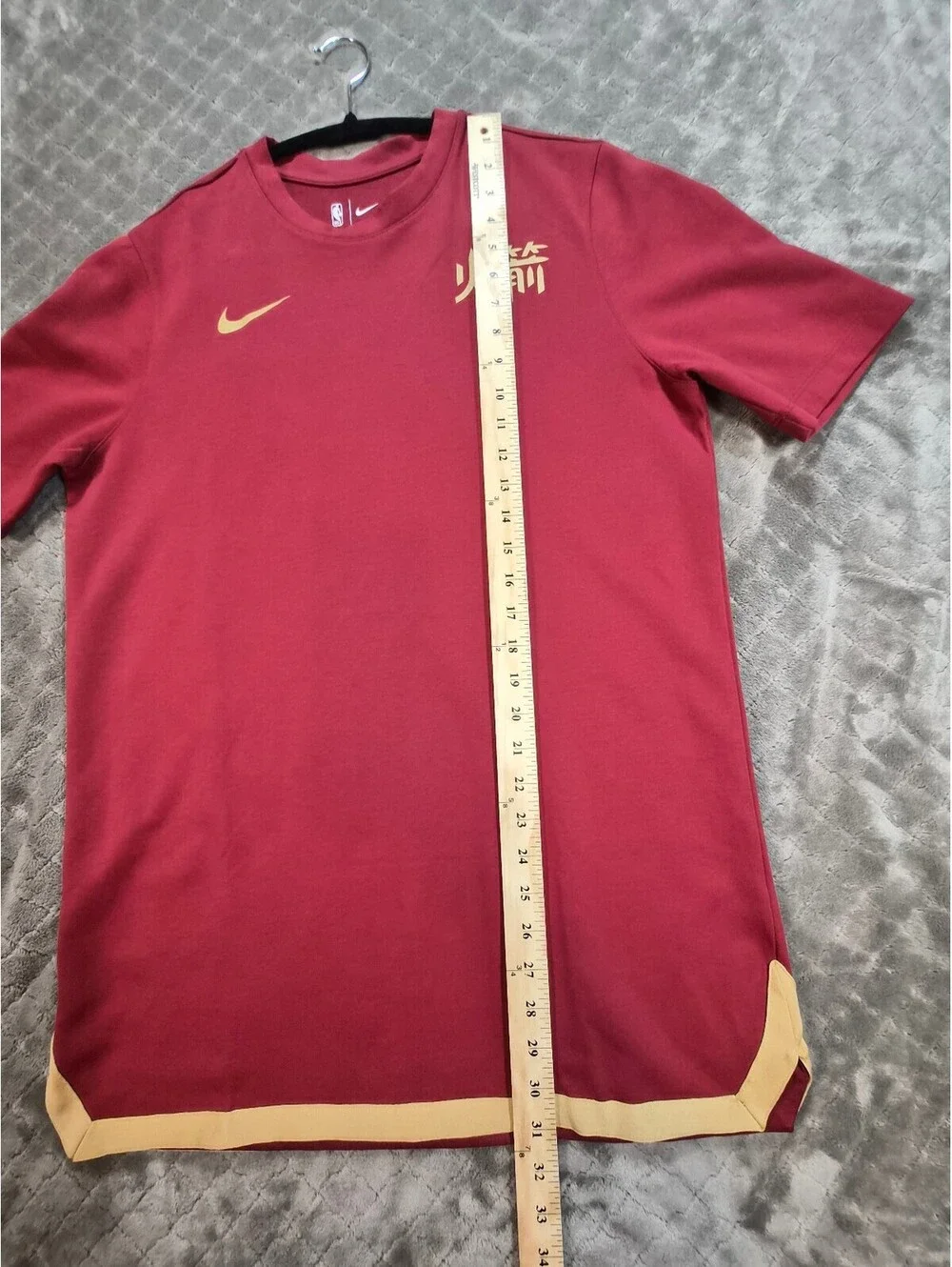 Nike Mens NBA Houston Rockets Essential DNA SS Shirt University Red Sz L